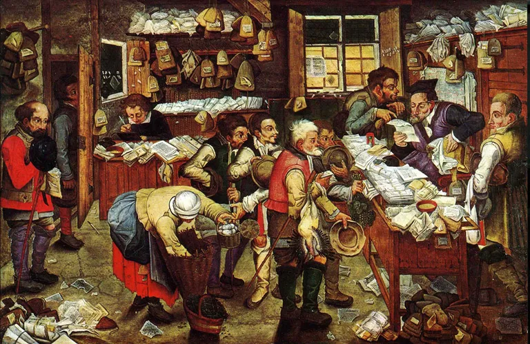 Pīters Brēgels Jaunākais, Nodokļu iekasēšanas birojs, 1640