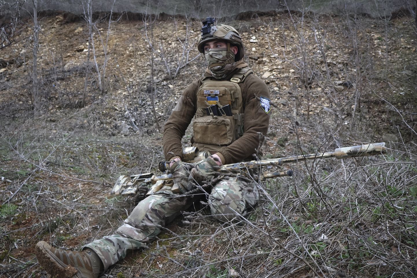 Ukraina sõdur Luhanskis.