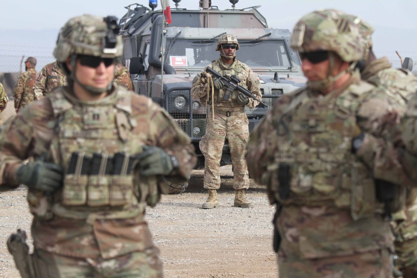 Afganistanis NATO väljaõppe- ja toetusmissioonil Resolute Support teenivad liitlasvägede sõdurid veebruaris riigi põhjaosas Heratis.