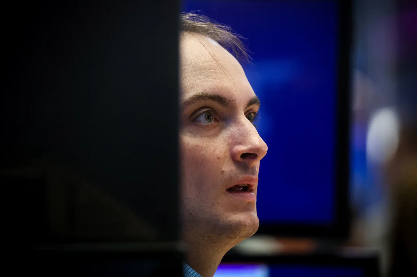 NYSE maakler tööhoos 11. juulil 2023. Pilt on illustratiivne.
