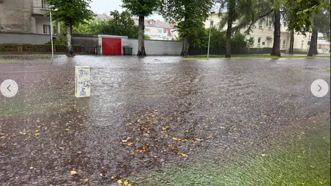 VIDEOD ⟩ Maha sadanud vihm on toonud mitmel pool kaasa üleujutused: ilmateenistus hoiatab jätkuva saju eest