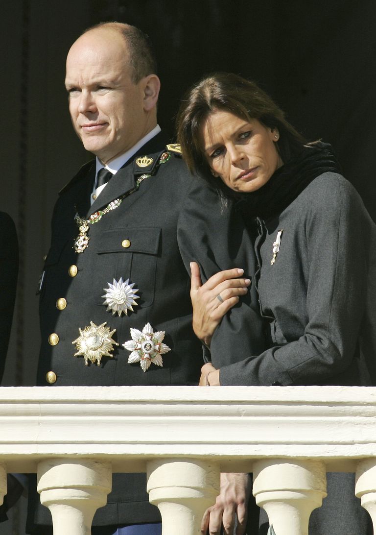 Monaco prints Albert II koos õe printsess Stephanie'ga