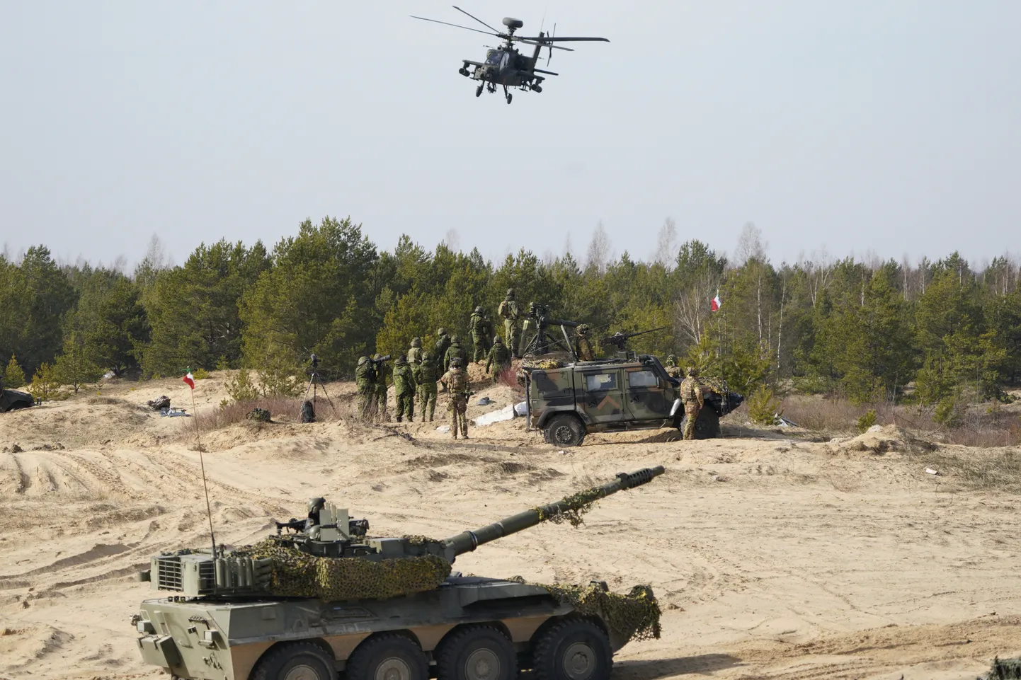 Военные учения НАТО.
