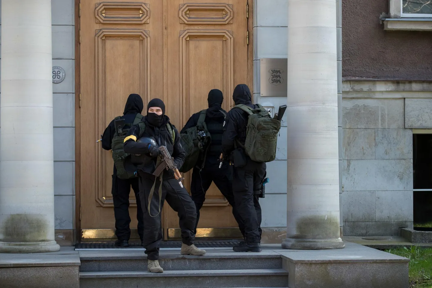 Kaitseliidu ja politsei terrorismiõppus aastal 2018. Foto on illustratiivne.
