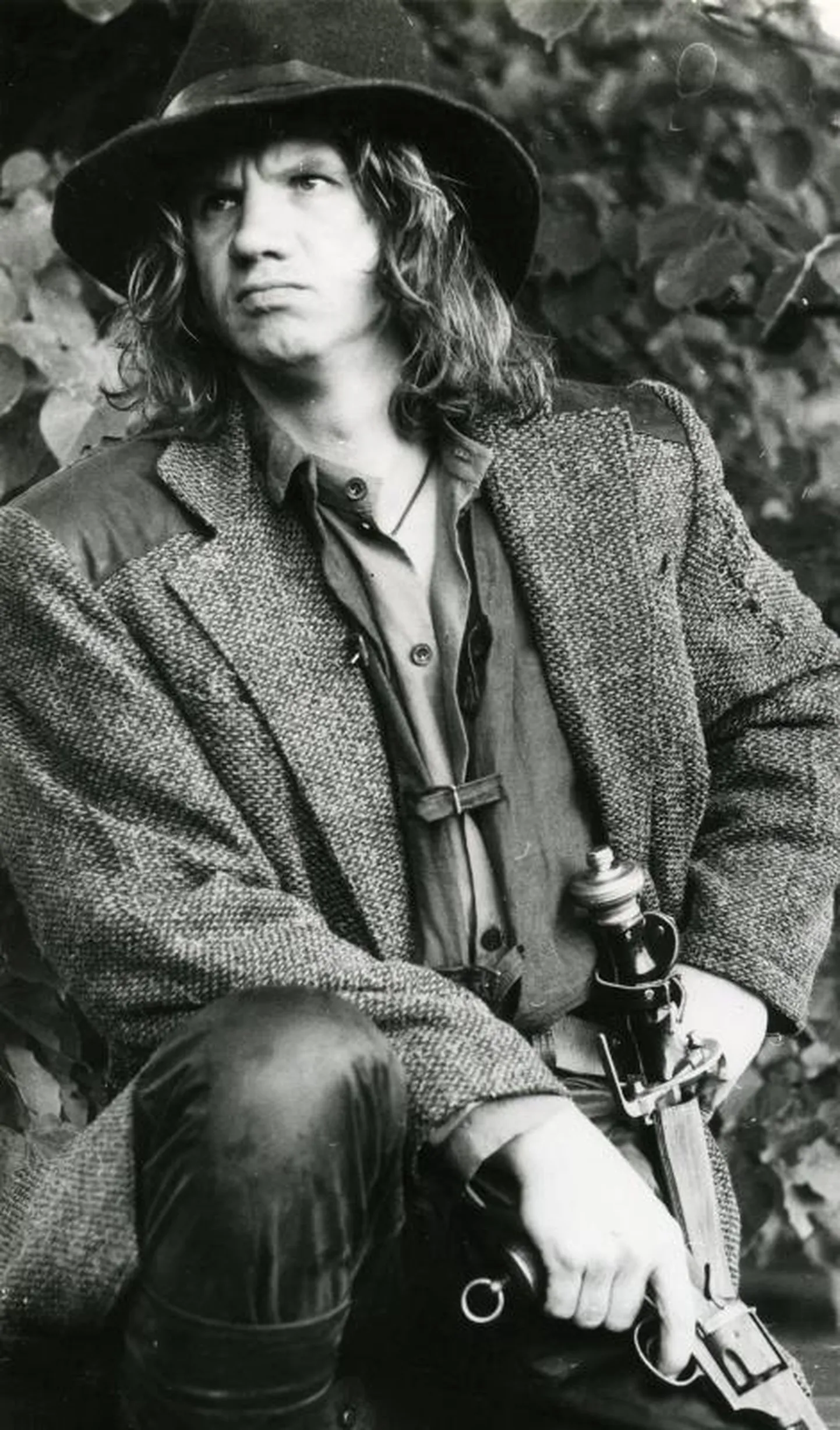 Hannes Kaljujärv filmis "Rummu Jüri" nimitegelasena.