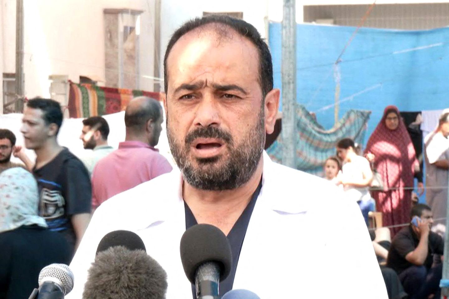 Al-Šifas slimnīcas direktors Mohammads Abu Salmija.