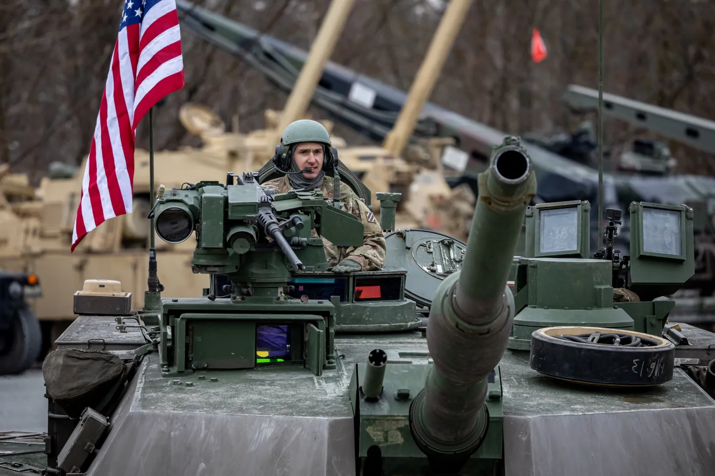 USA sõdur Euroopas toimuvatel õppustel.