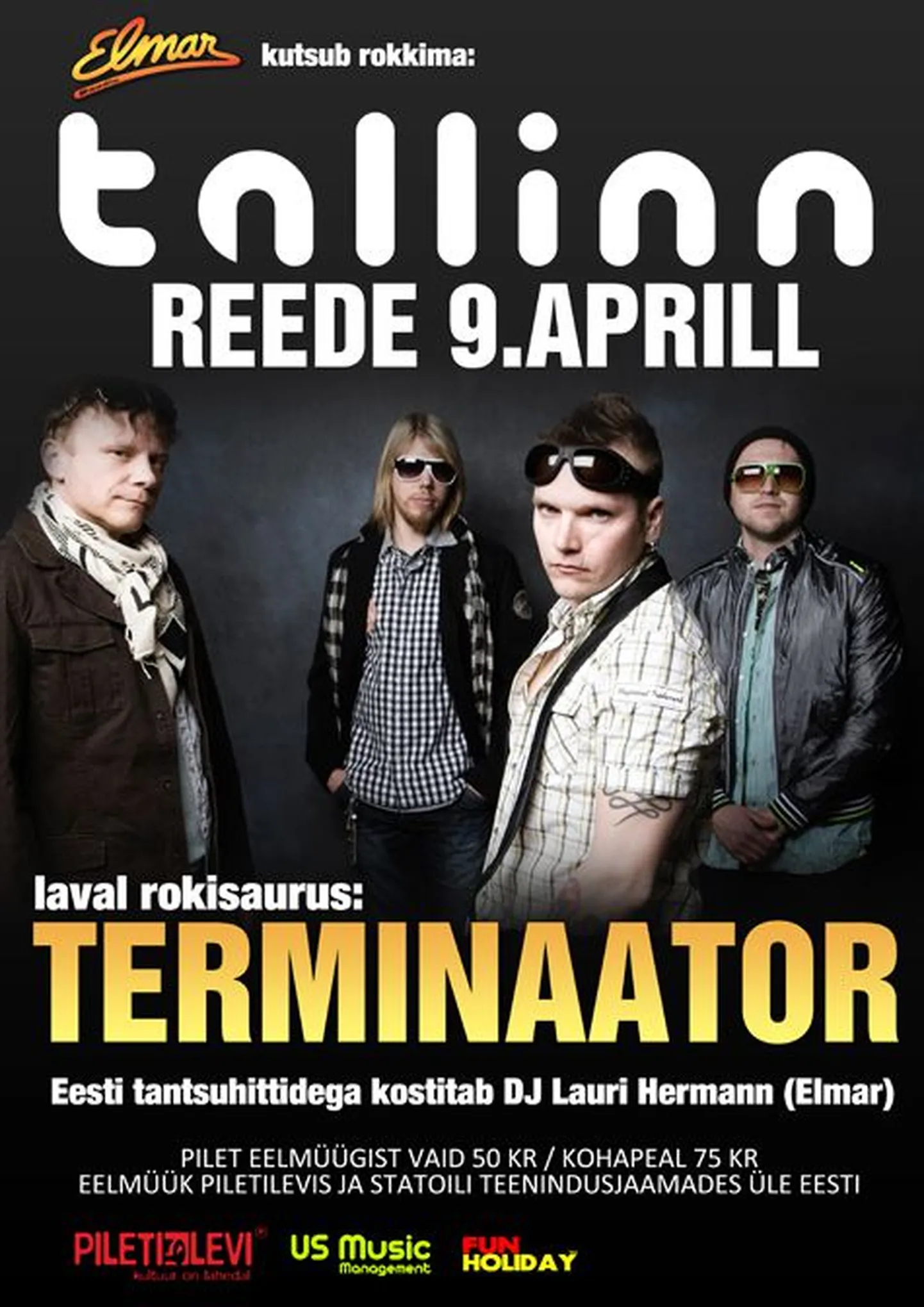 Rokisaurus Terminaator reedel Club Tallinnas!