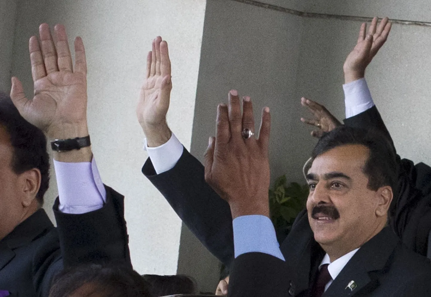 Pakistani peaminister Jusuf Raza Gilani