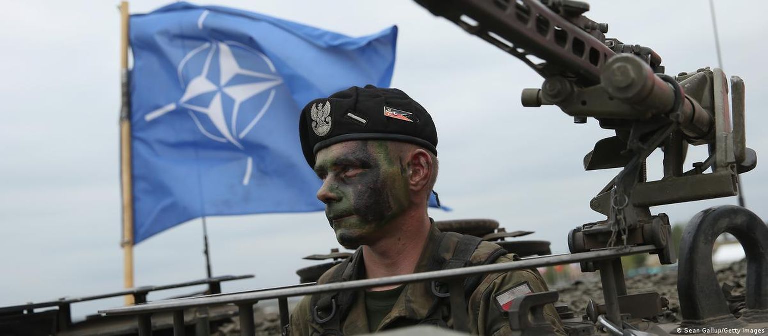 Польский военнослужащий НАТО на учениях (фото из архива)