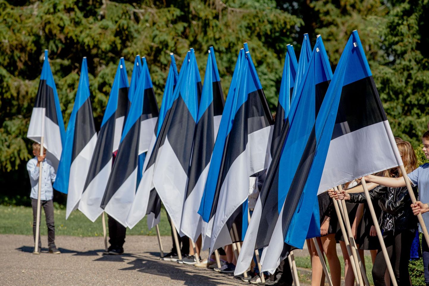 Eesti lipu sünnipäeva pidulik tähistamine on Sindis saanud traditsiooniks.