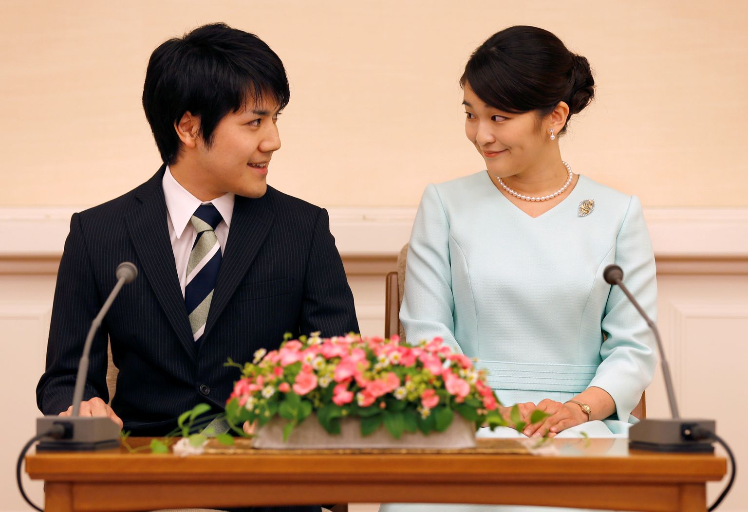 Jaapani printsess Mako ja Kei Komuro teatasid oma kihlumisest 3. septembril 2017