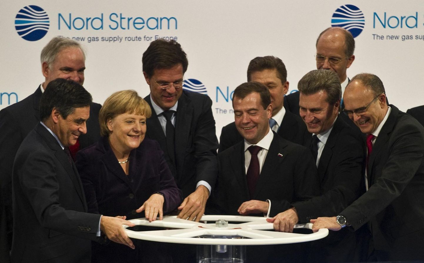 Nord Stream 1 avamistseremoonia 8. novembril 2011