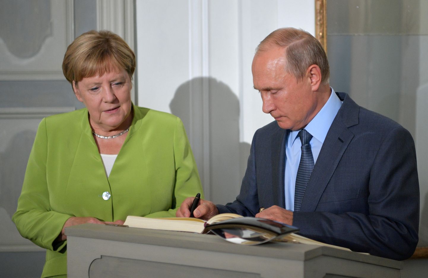Saksamaa kantsler Angela Merkel ja Venemaa president Vladimir Putin.