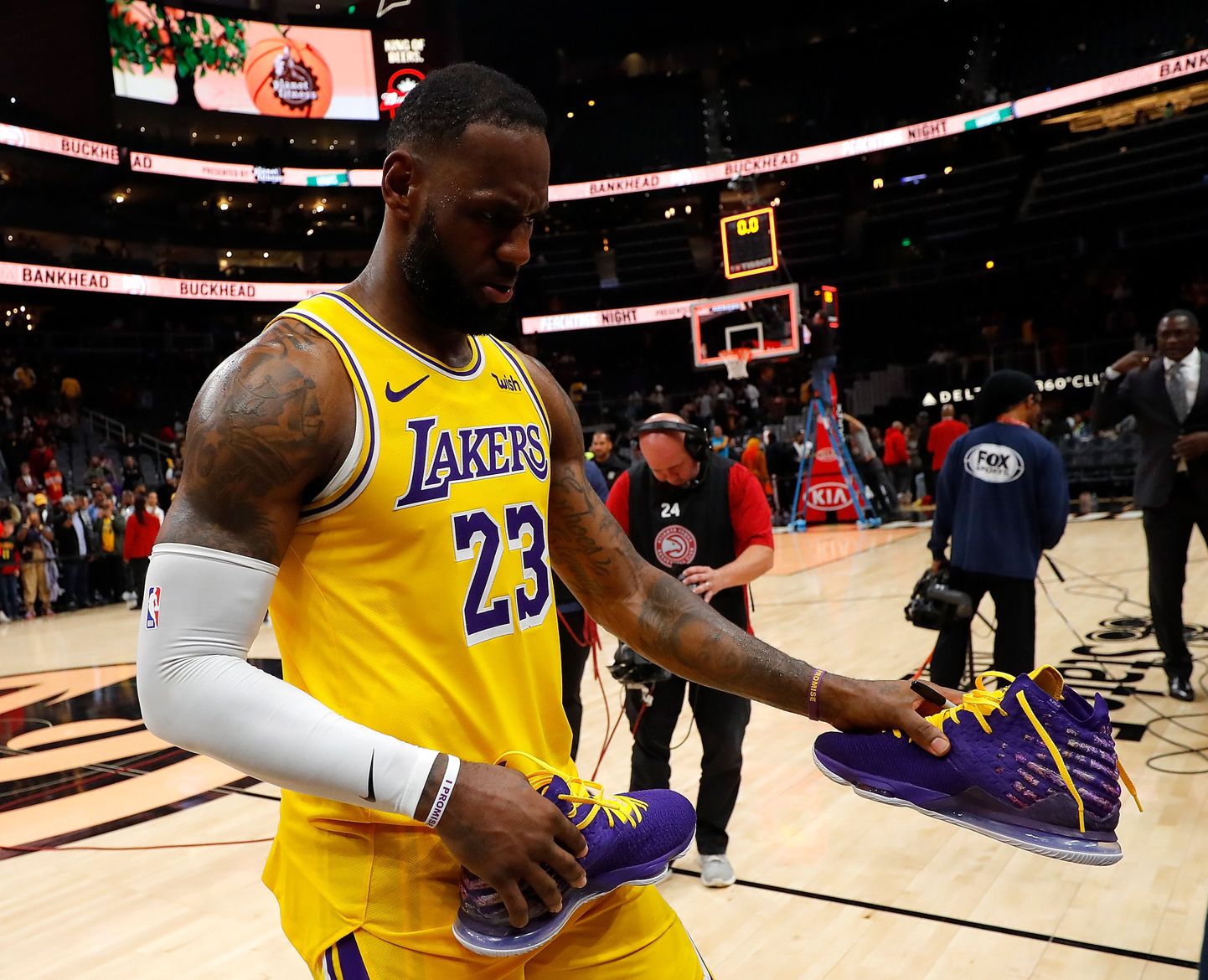 Los Angeles Lakersi mängija LeBron James.