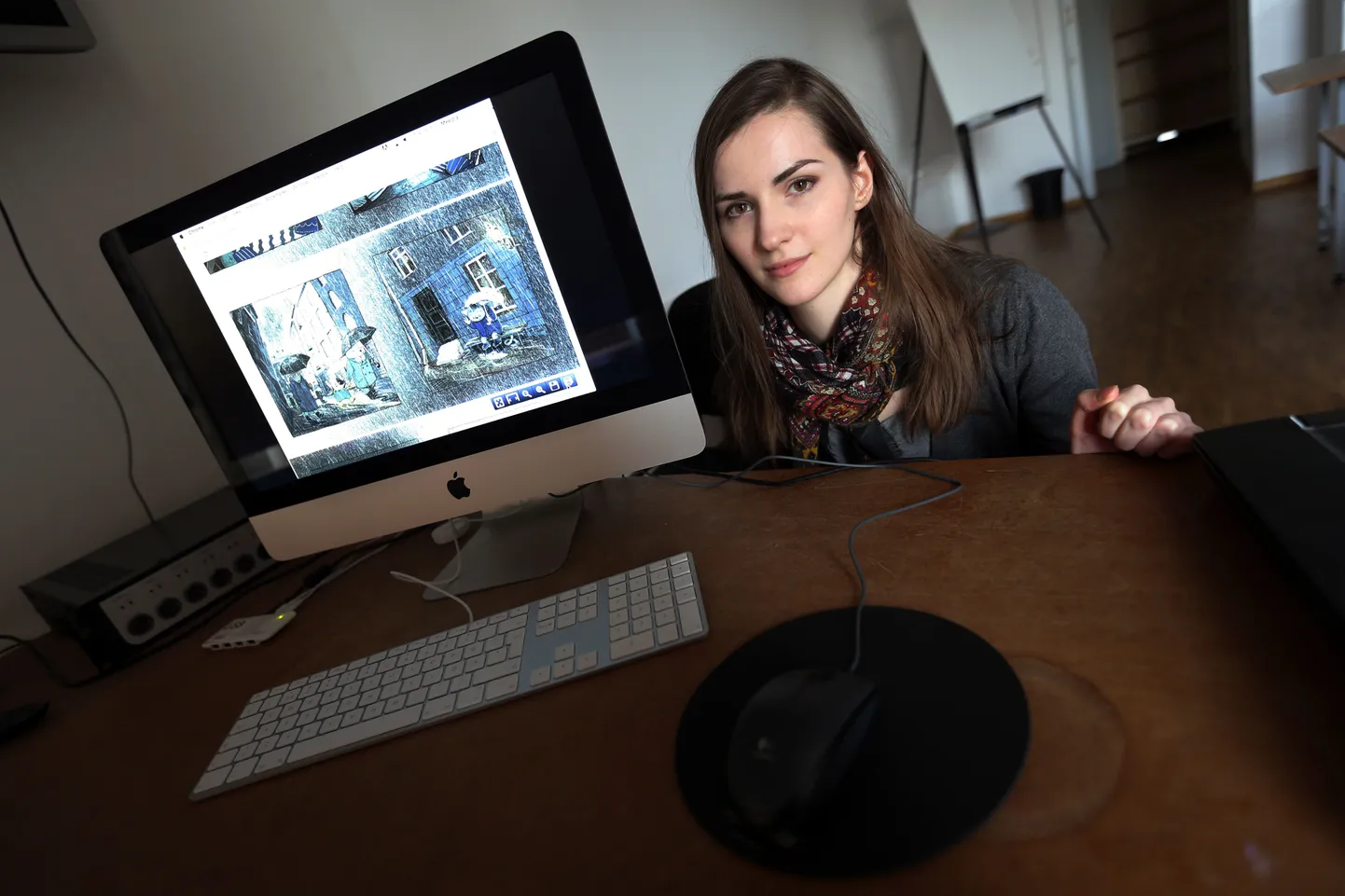 TKK meedia- ja reklaamikunsti kolmanda kursuse tudeng Anna Kislitsõna rääkis oma võistlustööd näidates, et ta on alati soovinud kunstnikuks saada. Neiu näebki ennast tulevikus illustreerimas, kas raamatuid või kujundamas näiteks tootepakendeid.