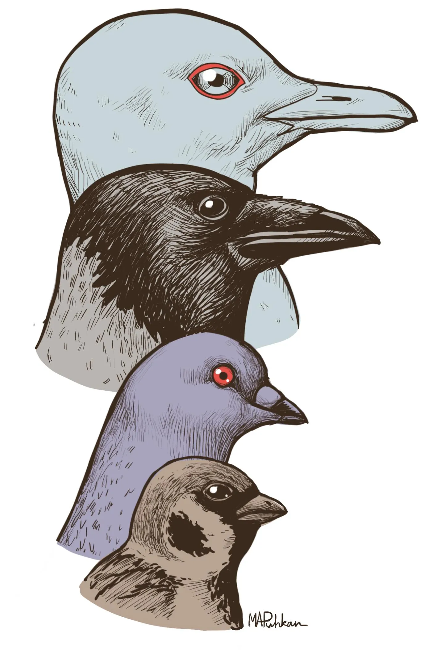 Mark Antonius Puhkani illustratsioon
