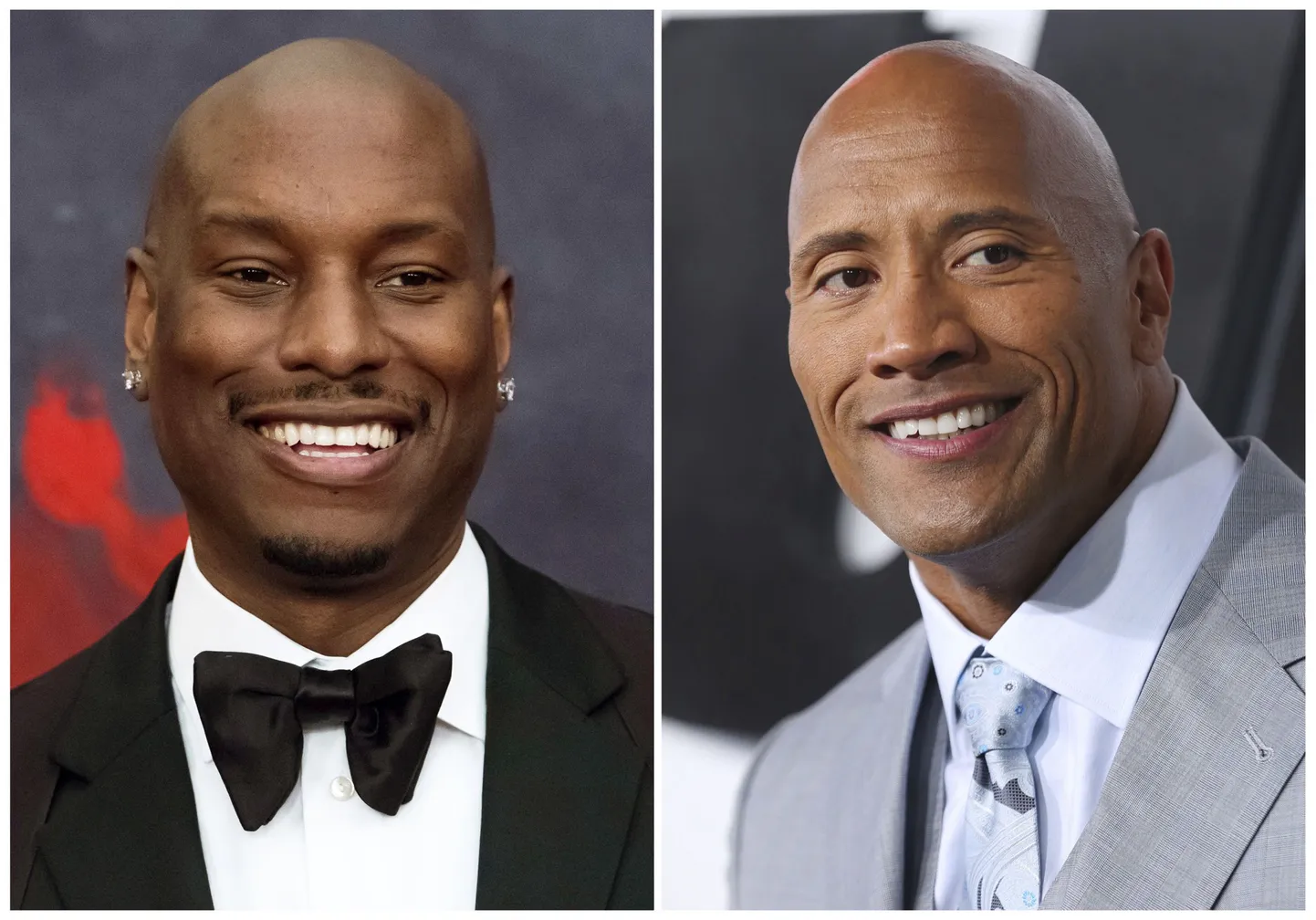 Tyrese Gibson ja Dwayne "The Rock" Johnson