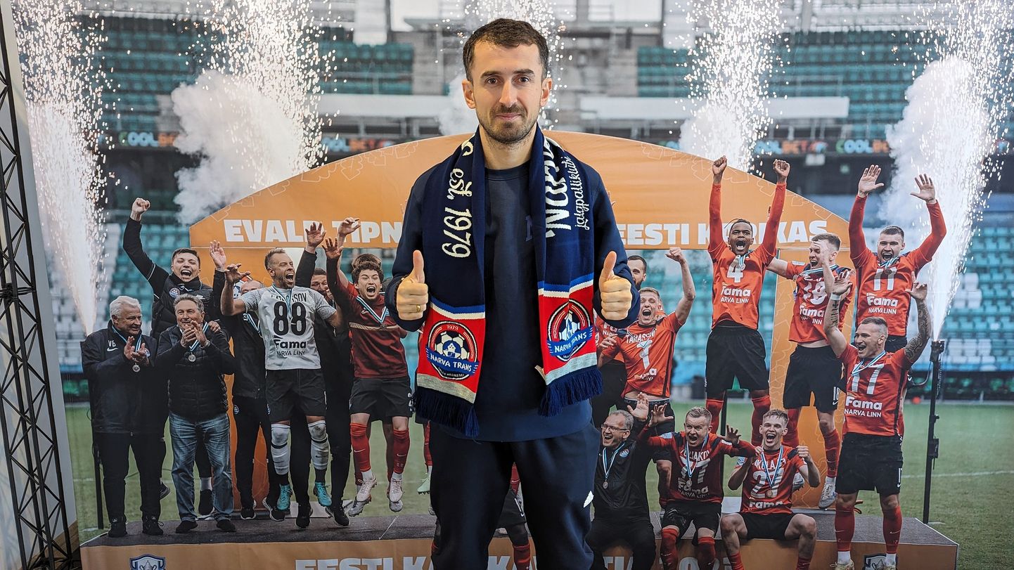 Закария Бегларишвили в этом году является игроком лучшего ида-вируского футбольного клуба - нарвского "Trans".