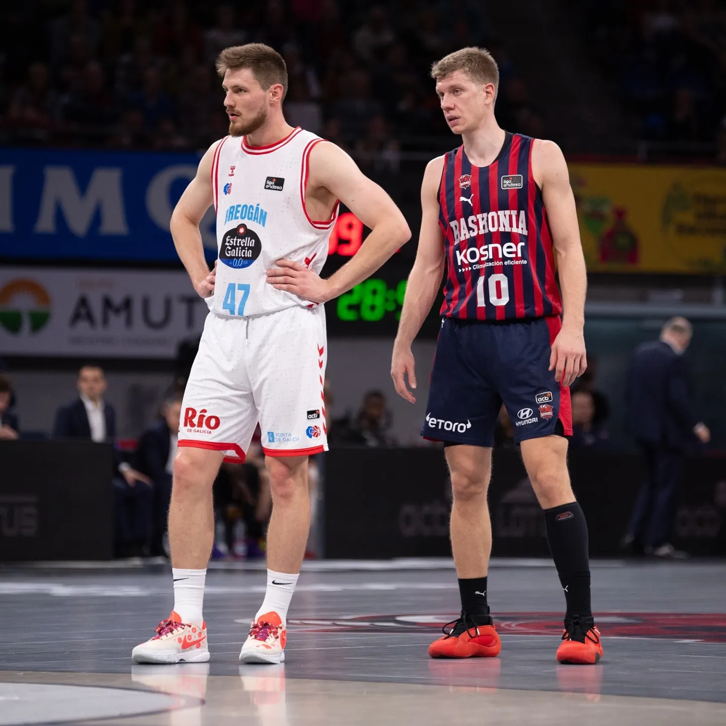Latvijas basketbolists Artūrs Kurucs (nr. 47)