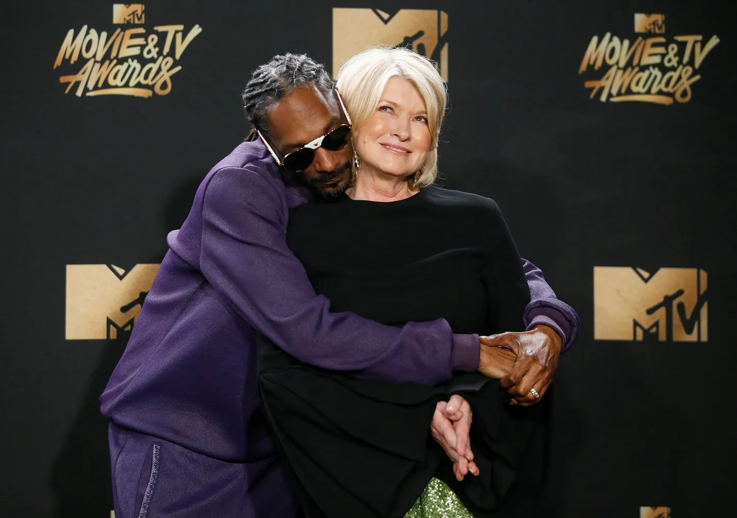 Räppar Snoop Dogg ja Martha Stewart MTV auhindade jagamisel 2019. aastal.