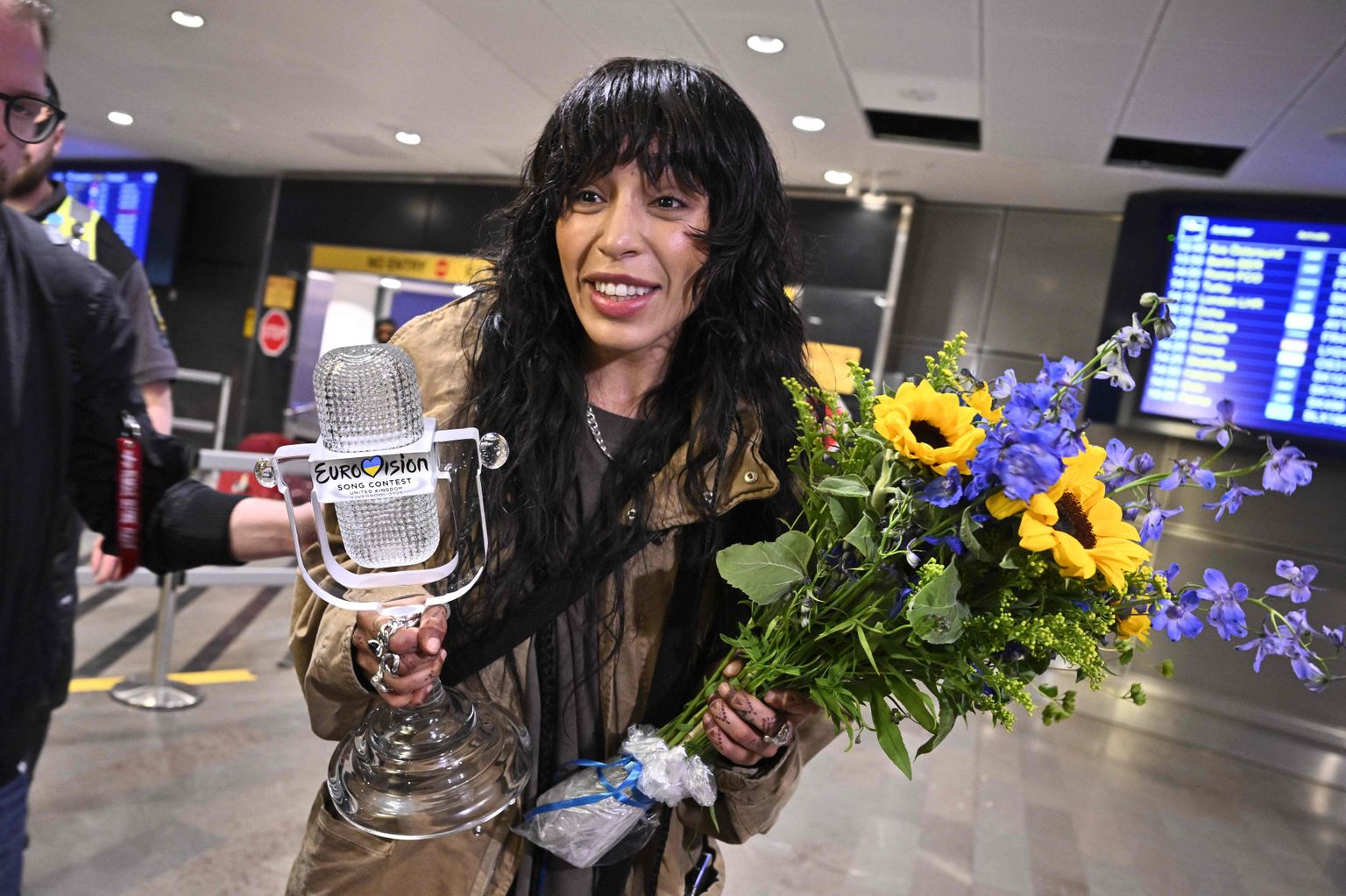 Loreen 16. mail Stockholmis Arlanda lennujaamas.
