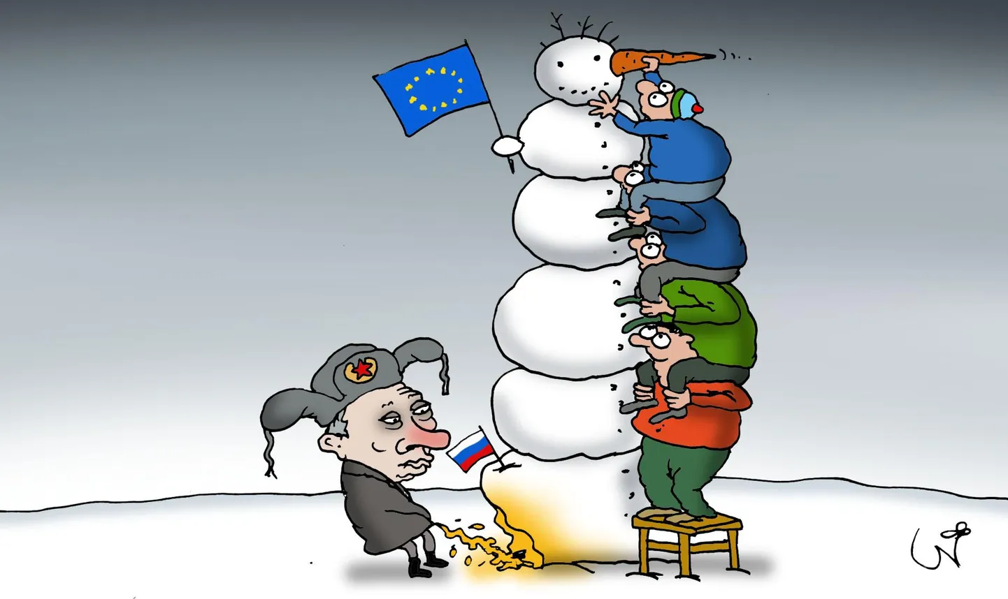 Päeva karikatuur FOTO: Urmas Nemvalts