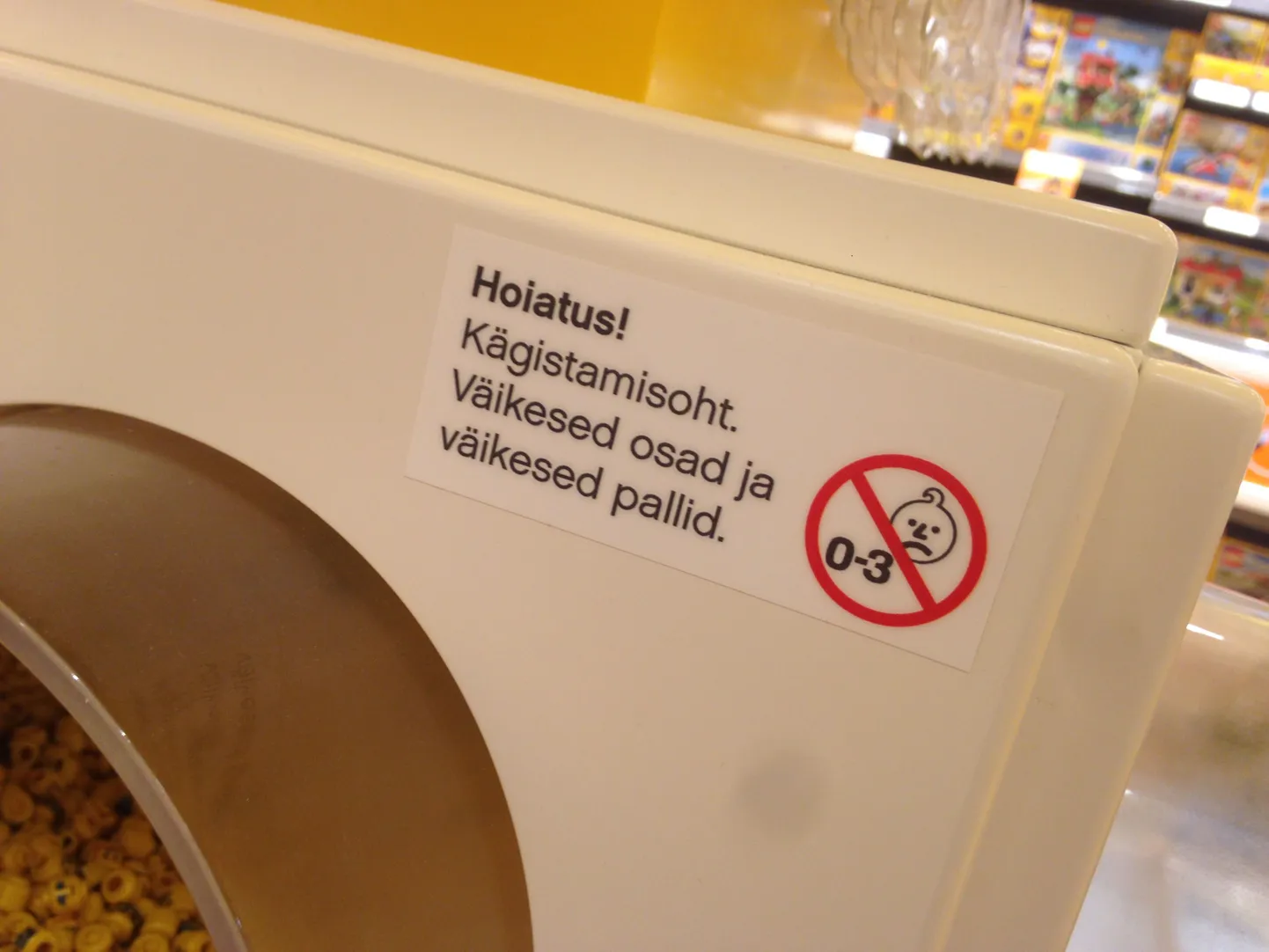 Hoiatus «kägistamisohu» eest.