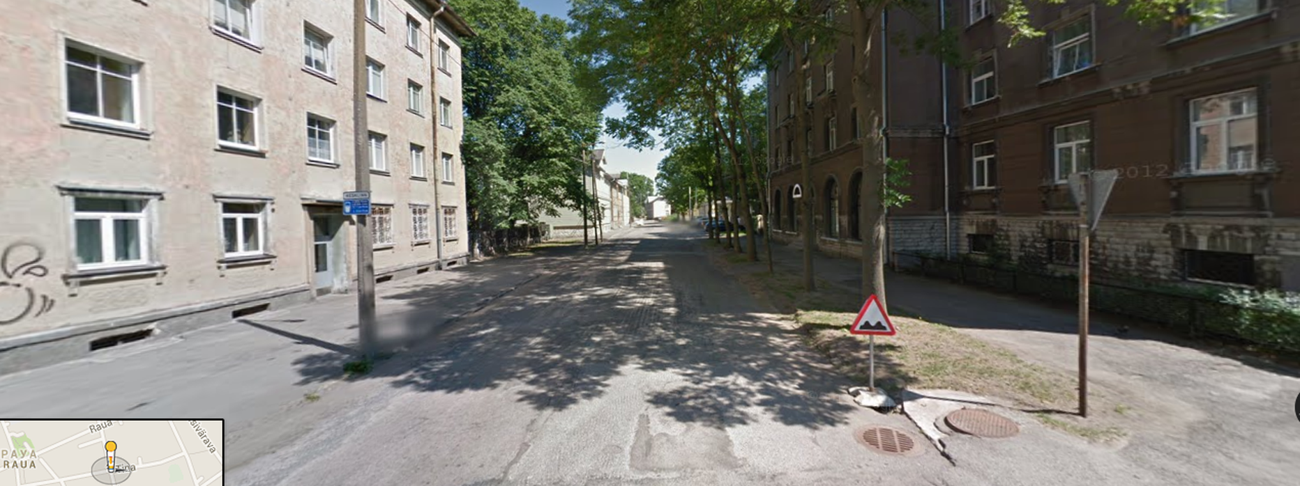 Улица Тина в Таллинне.