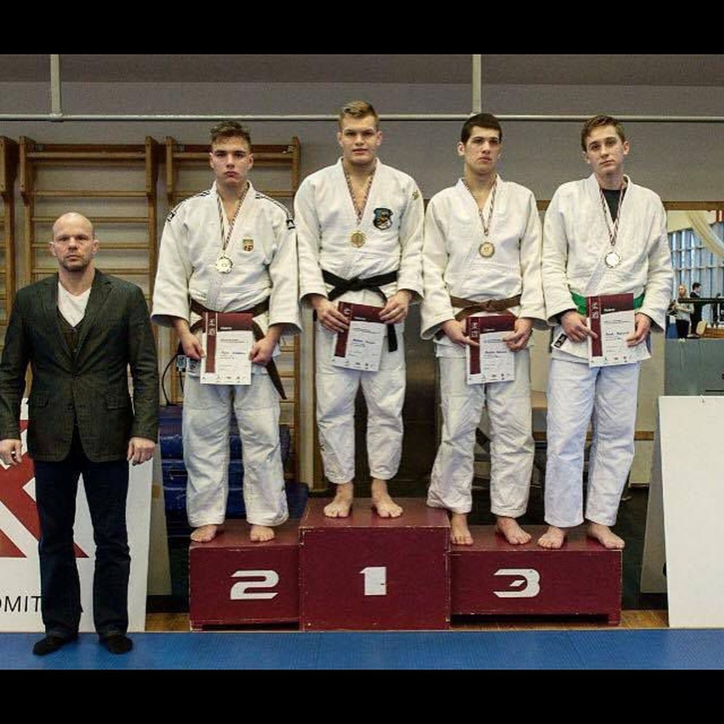 Mattias Kuusik võitis Läti lahtistelt meistrivõistlustelt kirkaima medali kuni 90 kg judokate seas.