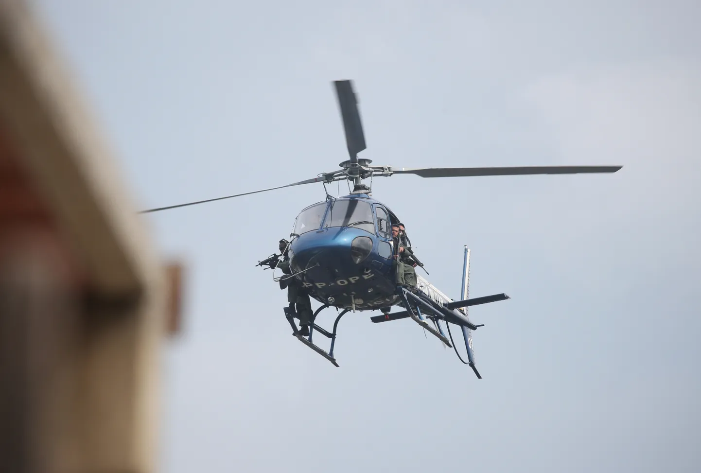 Politseikopter. Foto on illustreeriv.