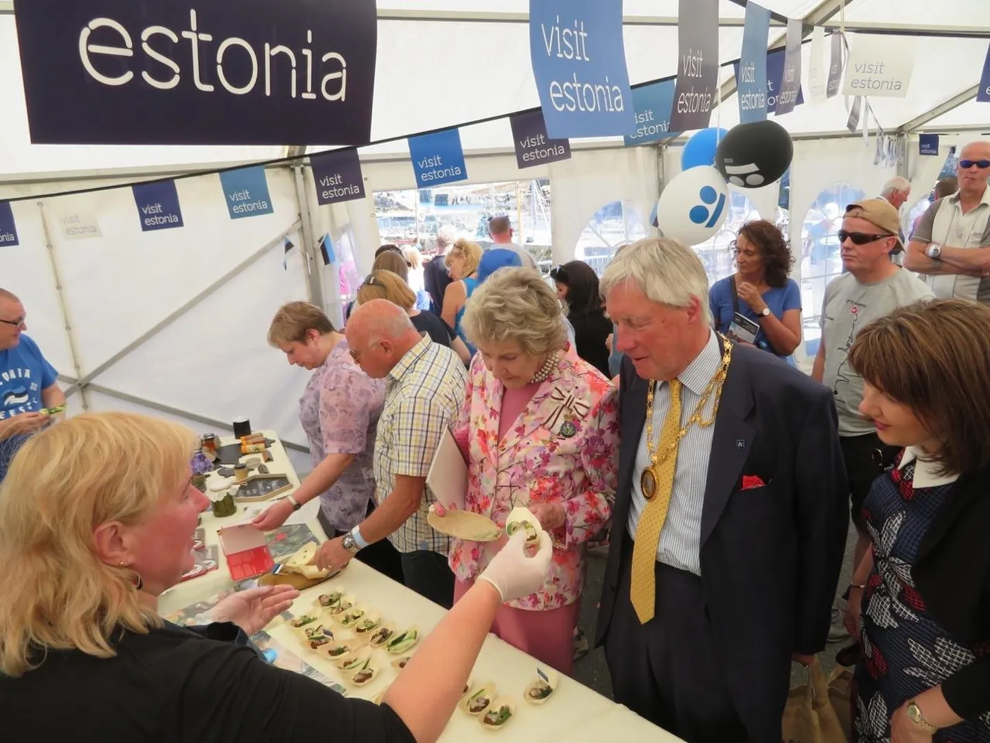 Pärnumaa maitsetest huvitus Portsoy linna esinduski.