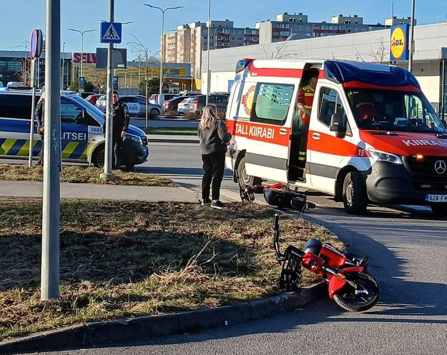 ДТП в Ласнамяэ.