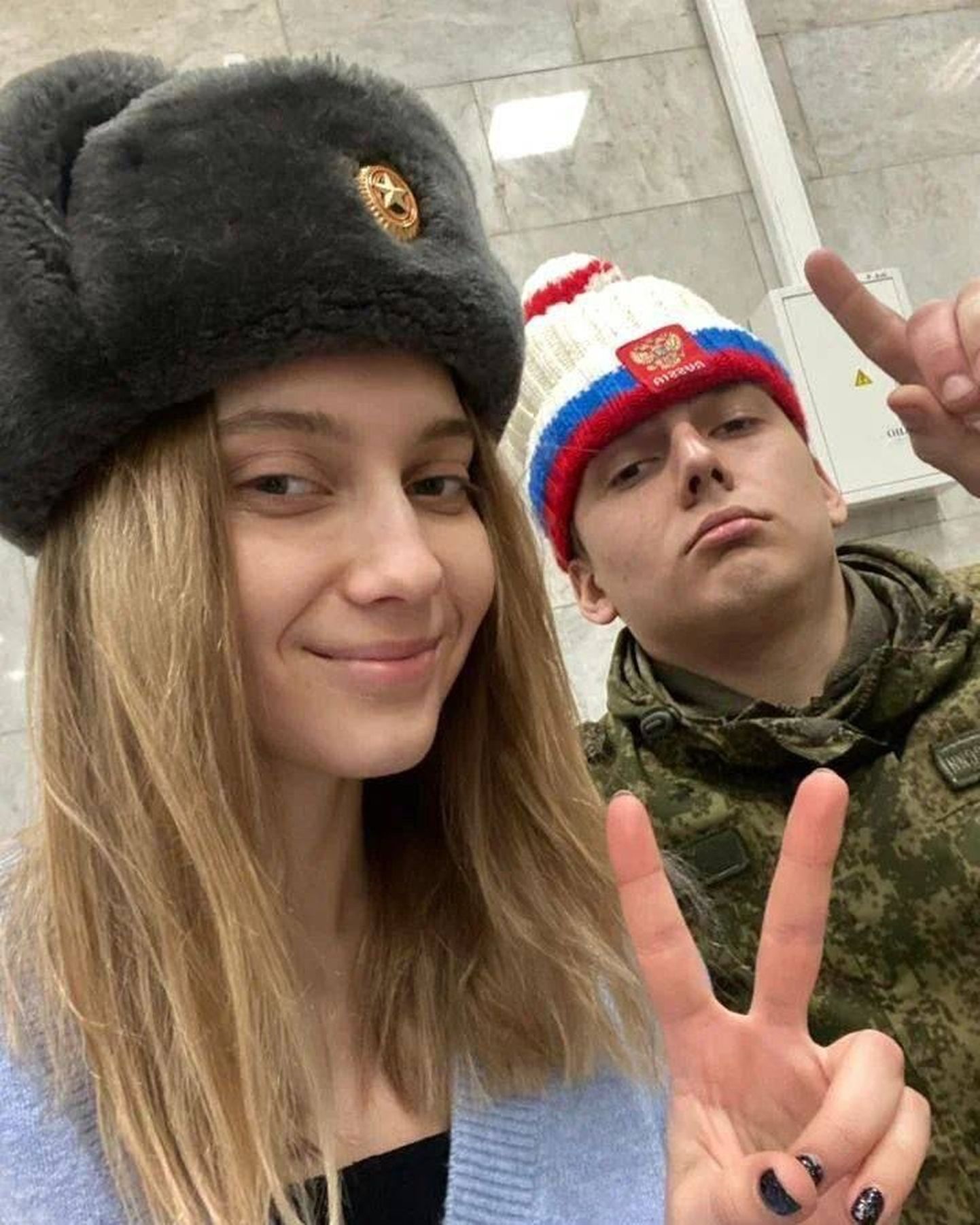 Анна Смирнова с братом.