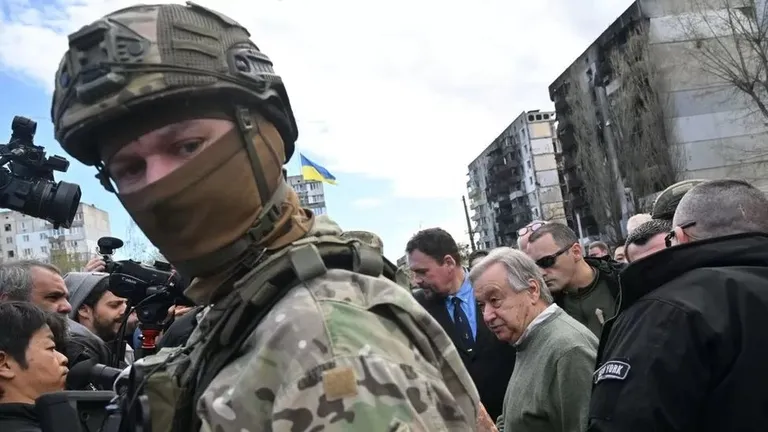 Антониу Гуттереш в Киеве
