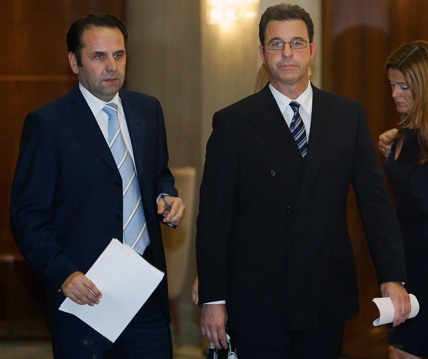 Serge Brammertz (paremal) ja Rasim Ljajić.
