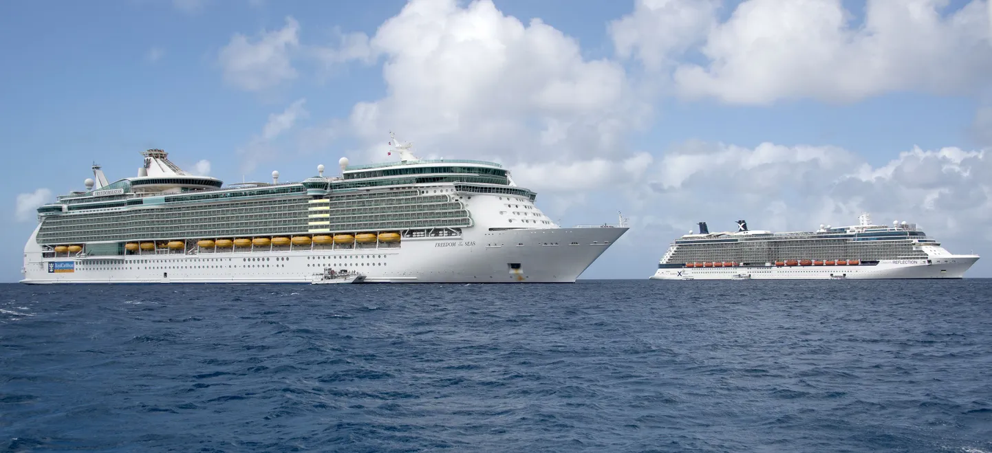 Круизные лайнеры Royal Caribbean.