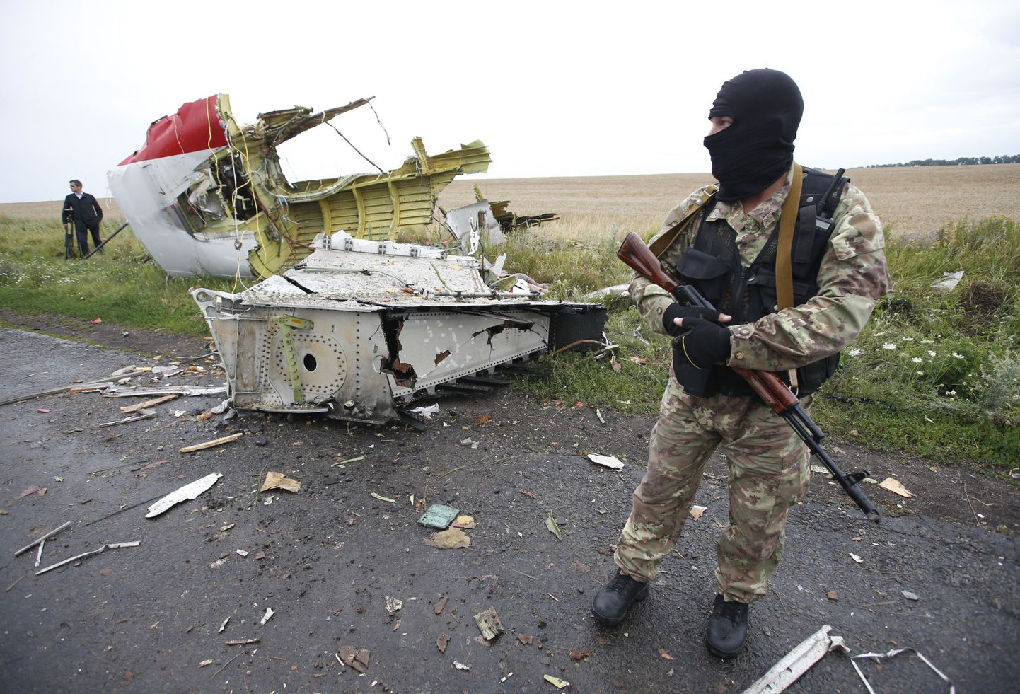MH17 rusud Ida-Ukrainas. Foto on Tehtud möödnud aasta 8. juulil.