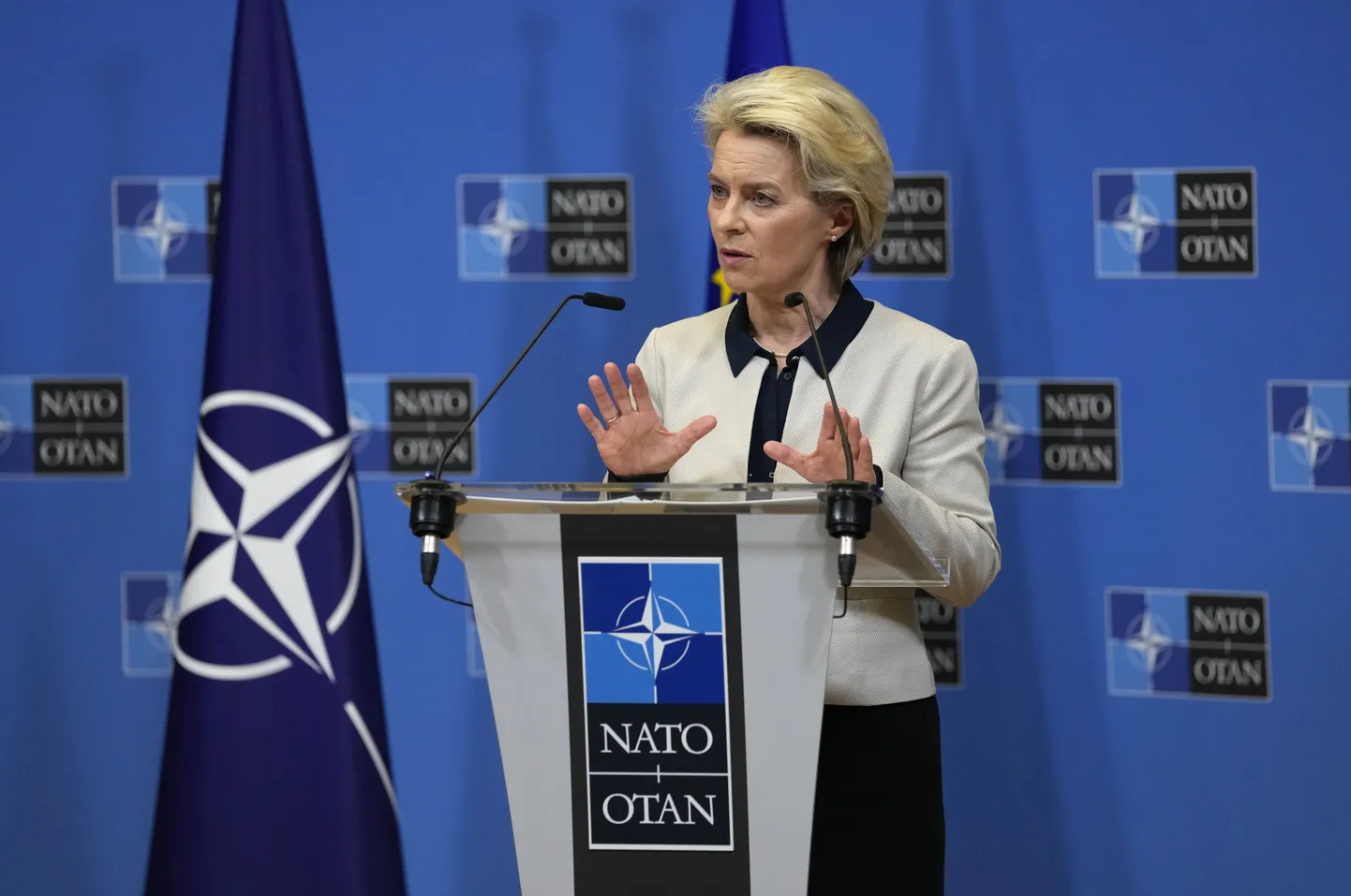 Euroopa Komisjoni president Ursula von der Leyen.