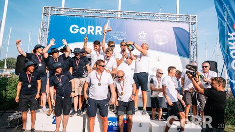 Pärnu meeskond jahil “Sugar” võitis avamerepurjetamise Läti meistrivõistlused