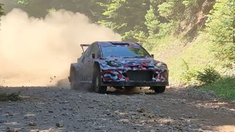 VIDEO ⟩ Tänak testis taas Toyota uut masinat