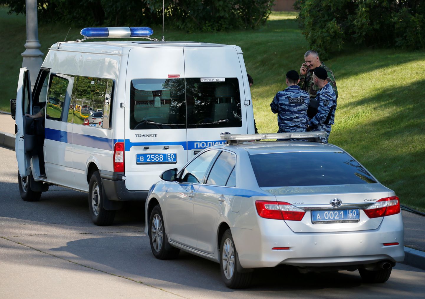 Vene politseimasinad Moskvas