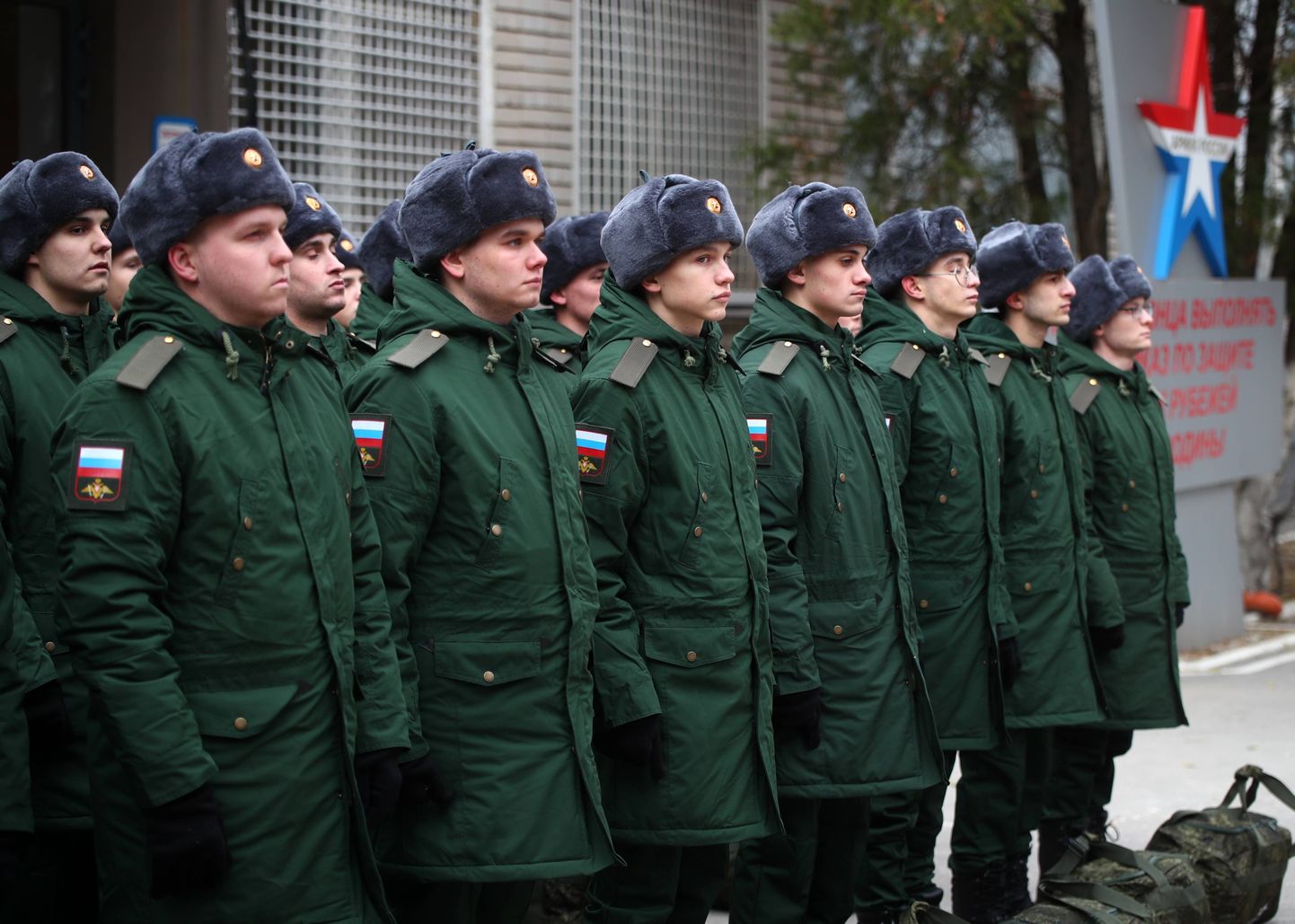 Vene armeesse värvatud Volgogradis.