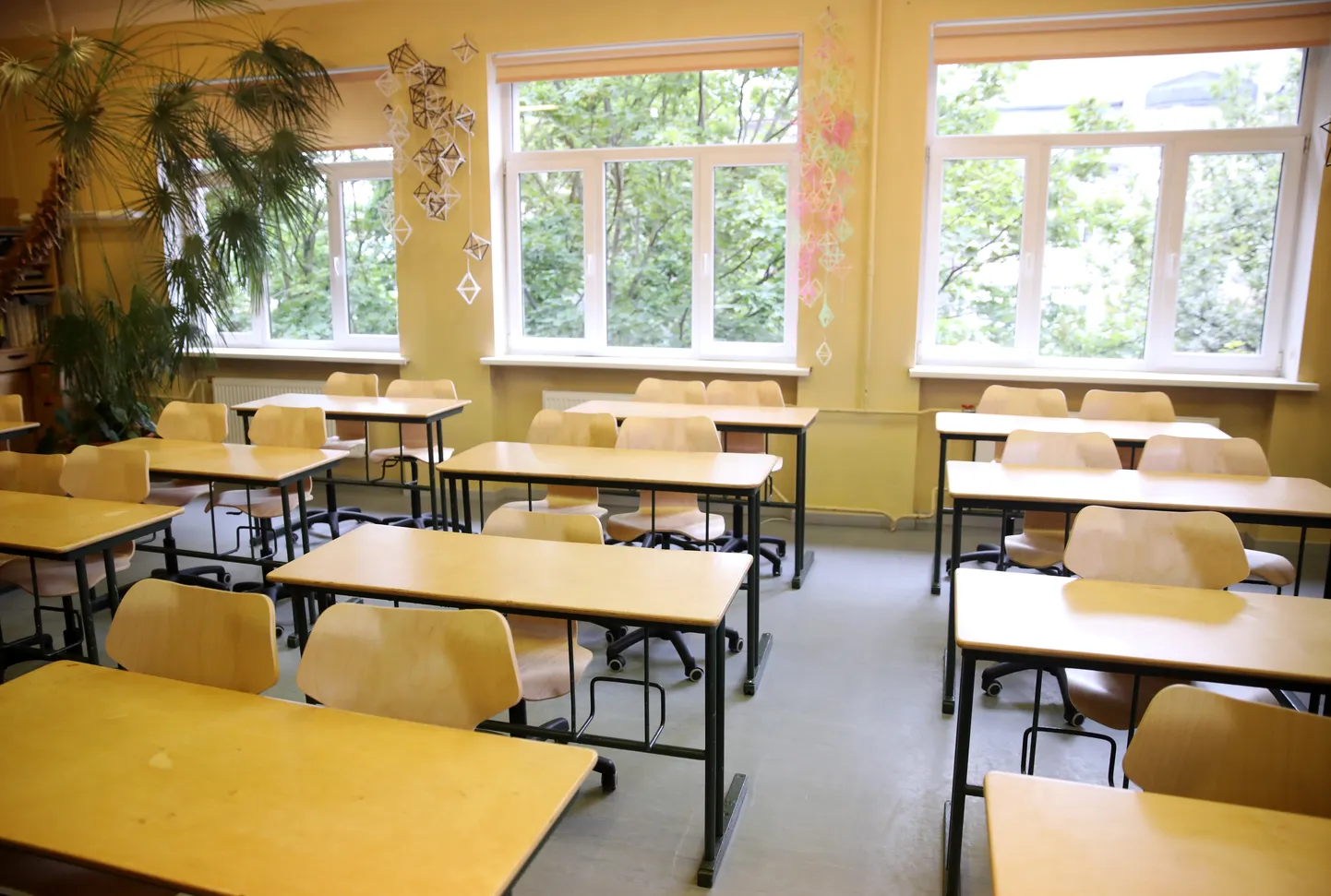 Mācību telpa Rīgas 49. vidusskolā.