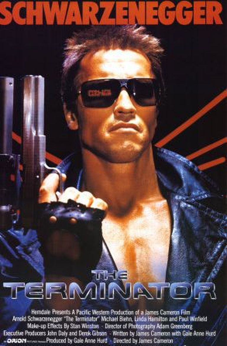 Arnold Schwarzenegger filmi «The Terminator» reklaamplakatil / wikipedia.org