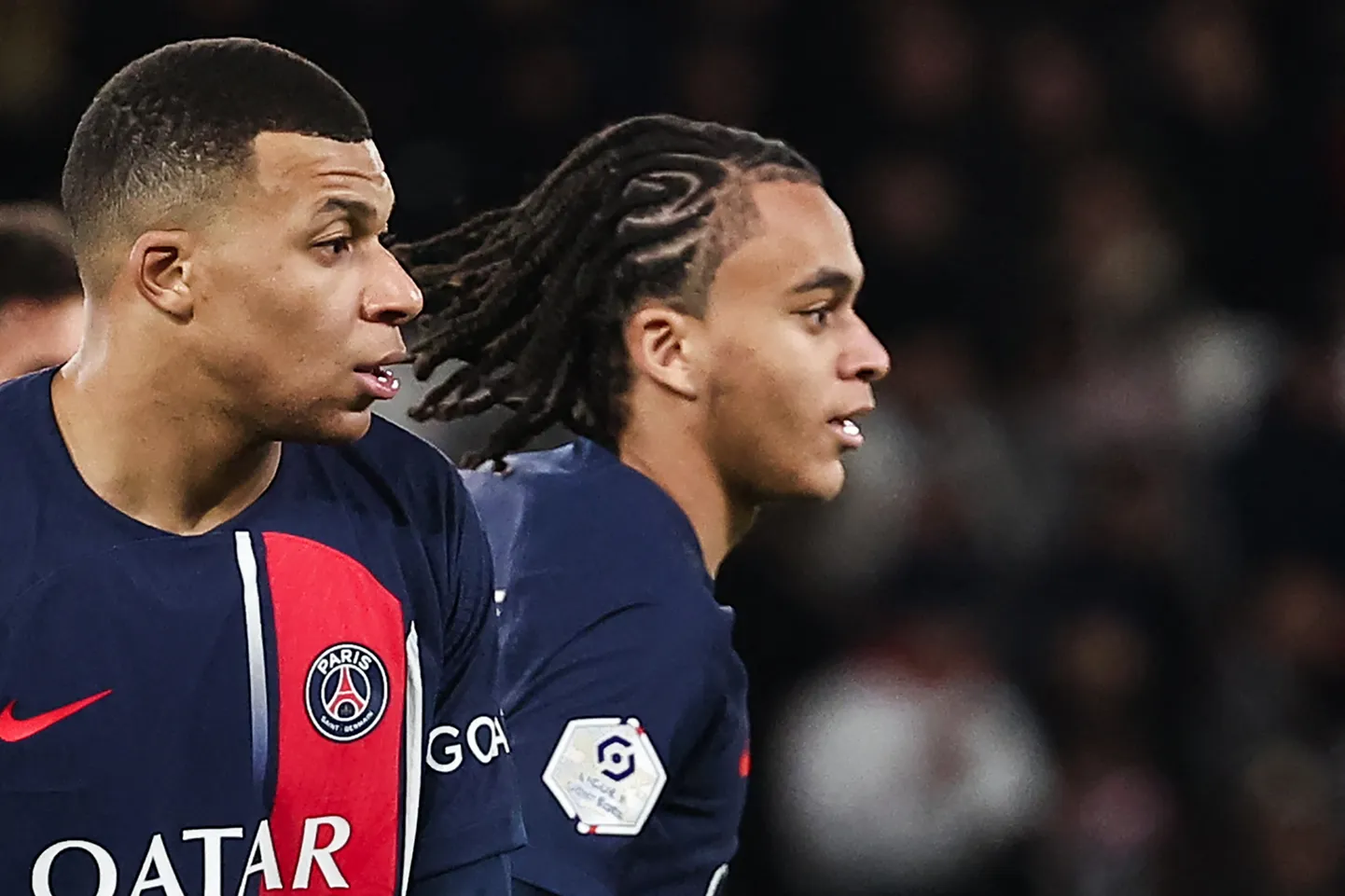 PSG futbolisti Kiljans un Etans Mbapē