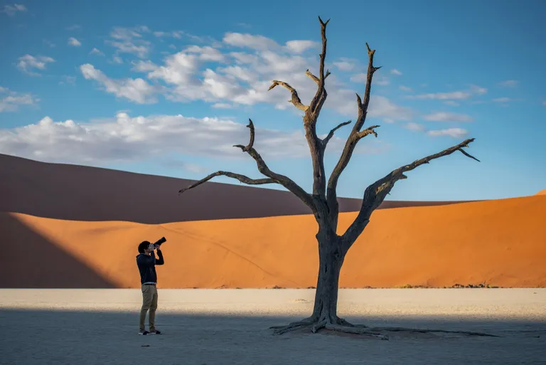 Deadvlei – valge saviplatoo Namiibias