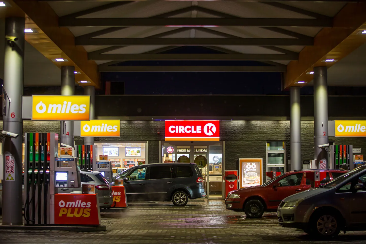 Statoil ehk uue nimega Circle K tanklad.