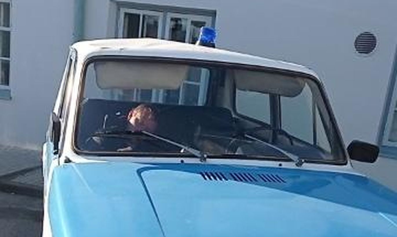 Компьютер в полицейской машине