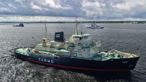 Tallinna merepäevade külastajad pääsevad jäämurdja Tarmo pardale